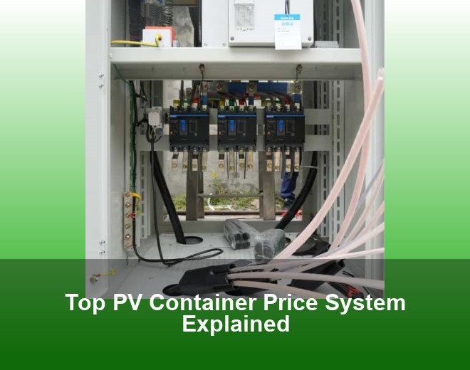 Top PV Container Price System Explained
